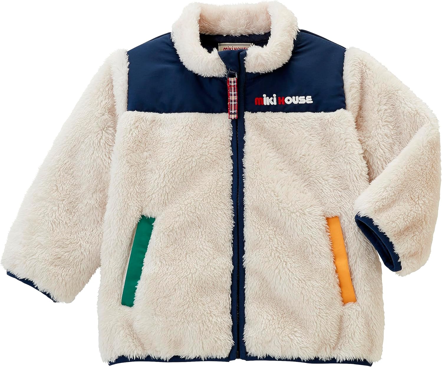 Amazon | [ミキハウス] ジャンパー アウター ボア フリース 防寒