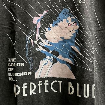 Amazon | アニメ映画 PERFECT BLUE ロングTシャツ パーフェクトブルー