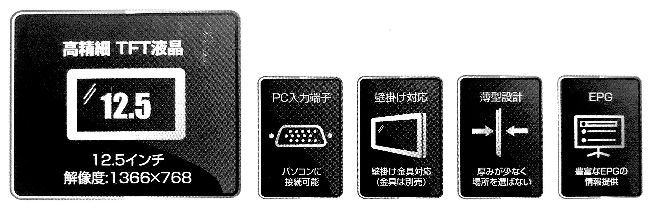 Amazon | レボリューション 12.5インチDVD内蔵 デジタルハイビジョン