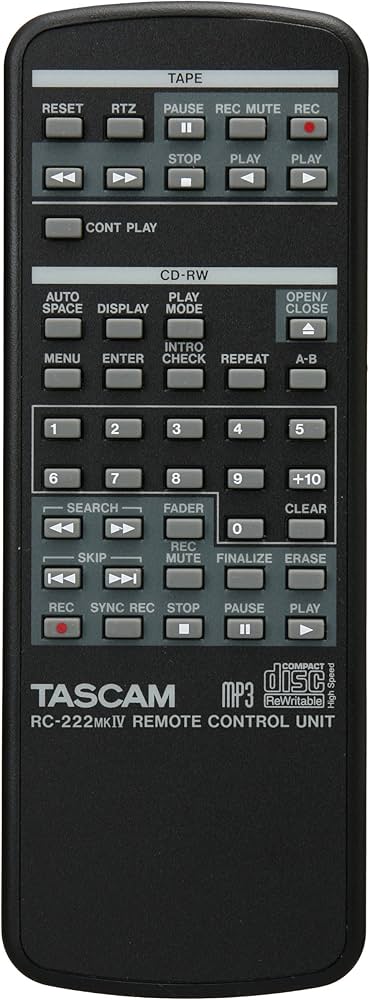 Amazon | TASCAM CDレコーダー/カセットデッキ 業務用 CC-222MK4