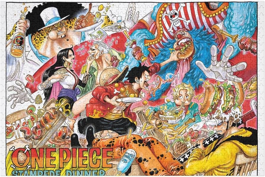 Amazon.co.jp: ワンピース/ONE PIECE 500/1000ピース 木製パズル 減圧