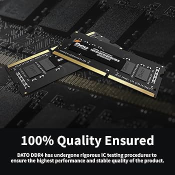 DATO 32GB RAM (16GBx2), DDR4 3200MHz PC4-25600 CL22 SODIMM 1.2V