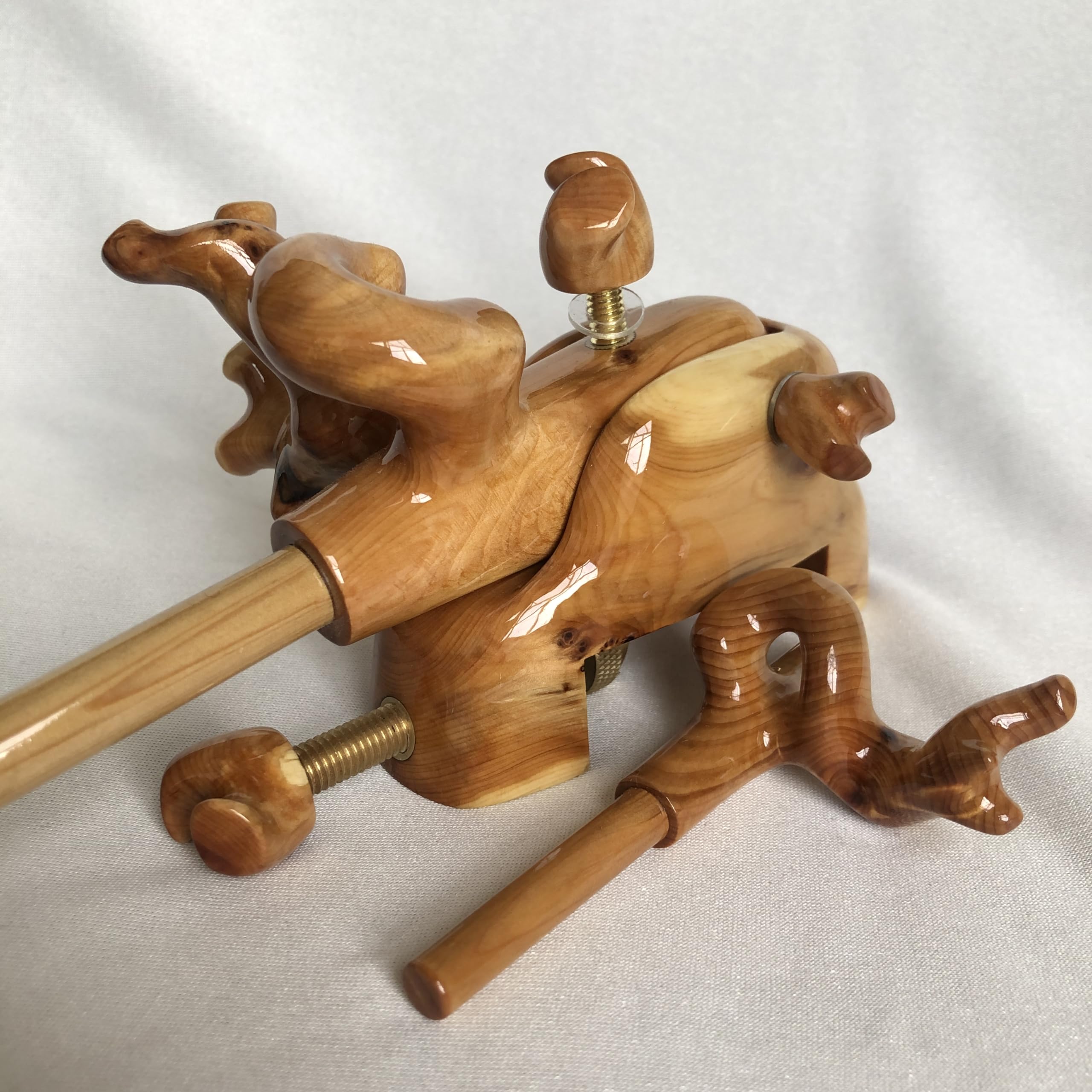 Amazon | ヘラブナ万力 天然木崖柏（特選ヒノキ） 大砲万力 ヘラブナ