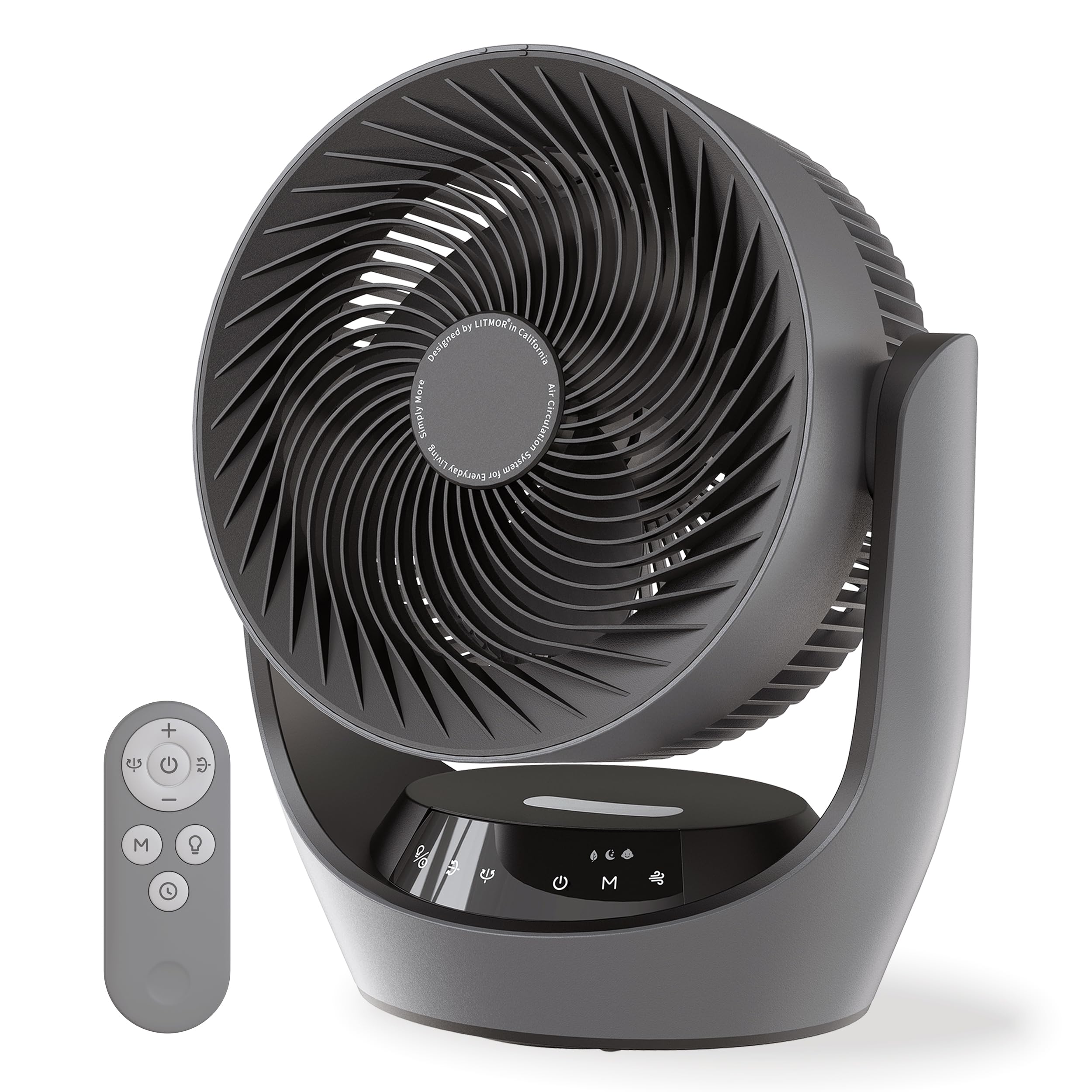 Amazon | Polar Cedar サーキュレーター 静音 22dB DCモーター 360度首