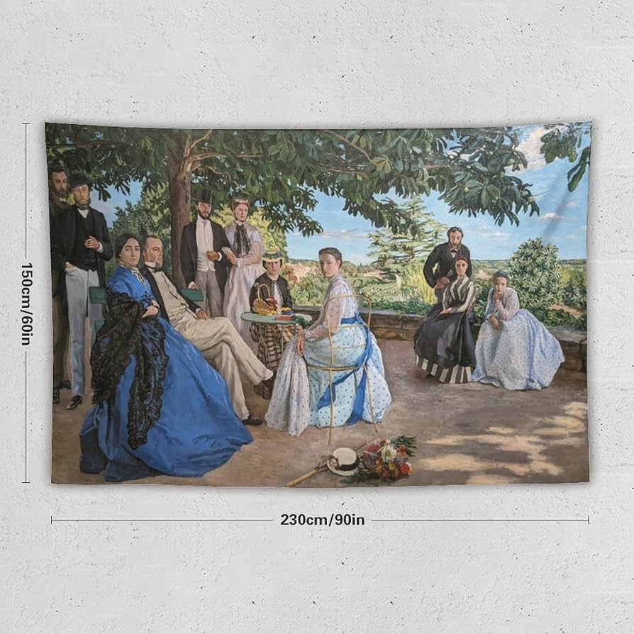 Amazon.com: Frederic Bazille Family Reunion World Famous Painting