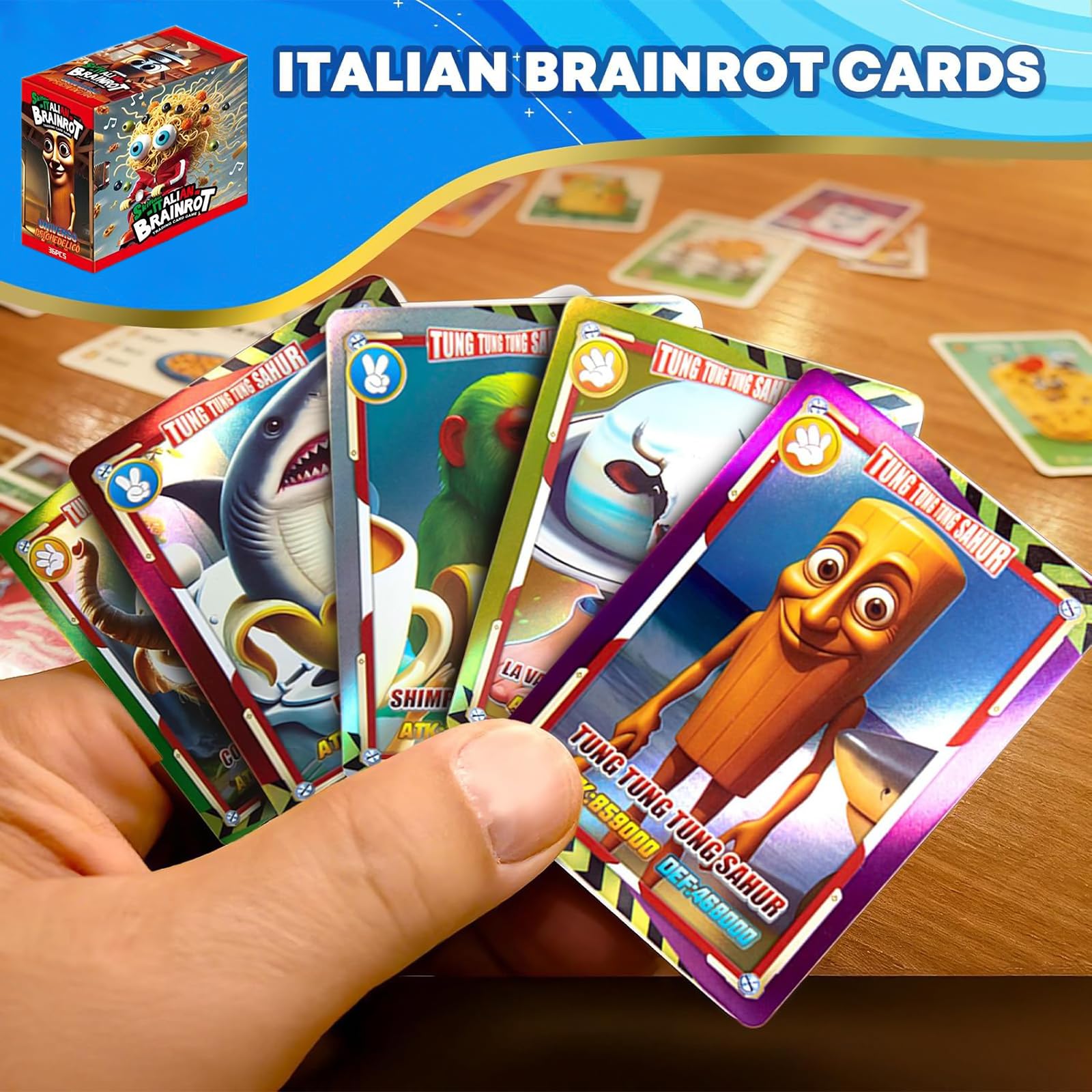 Amazon.co.jp: イタリアンブレインロット カードゲーム Italian