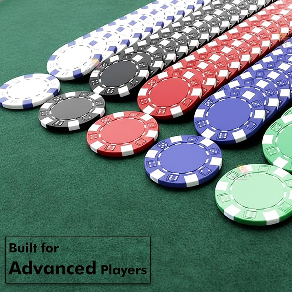 WISHKEY for Adult Casino Style Poker Chips Set with A Aluminum