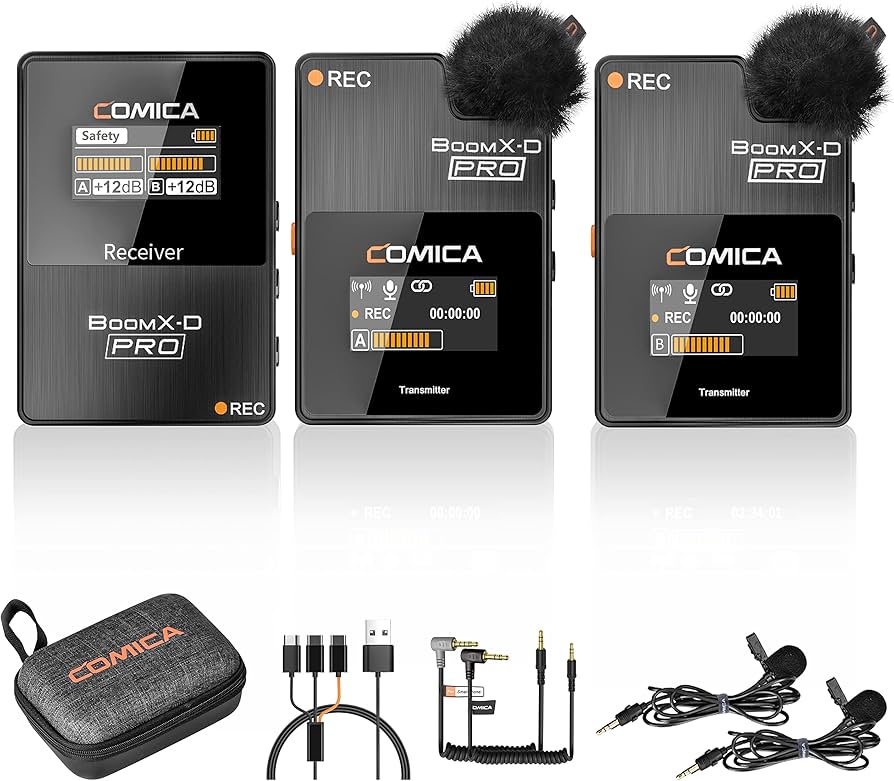 Amazon.co.jp: COMICA ワイヤレスマイクシステム BoomX-D PRO【8Gオン