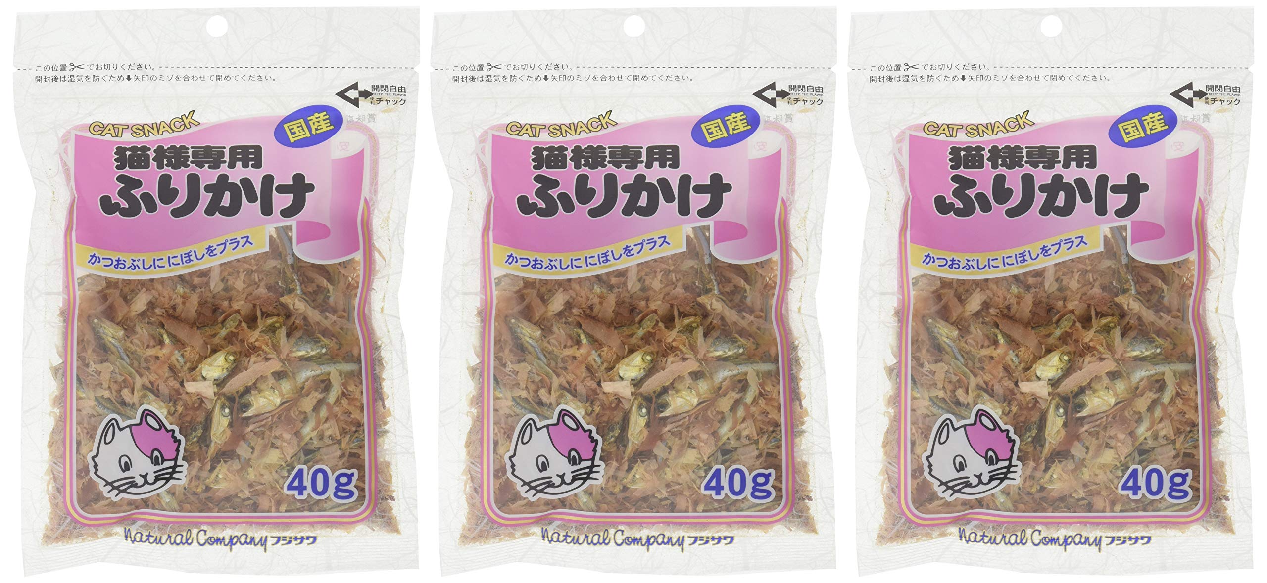 Amazon.co.jp: フジサワ 猫用おやつ 猫様専用ふりかけ 40グラム (x 3