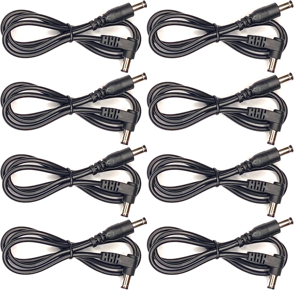 Amazon.com: Kurrent Electric (8) Pack of Effect Pedal Power Cables