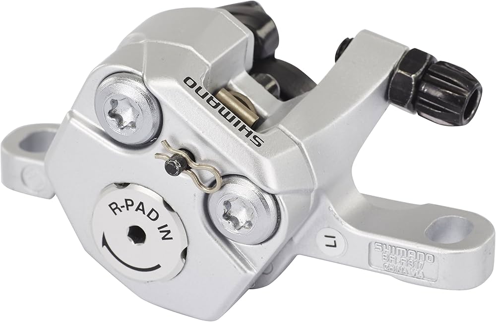 Amazon | シマノ ディスクブレーキ BR-R317-R RESIN-PAD Silver w