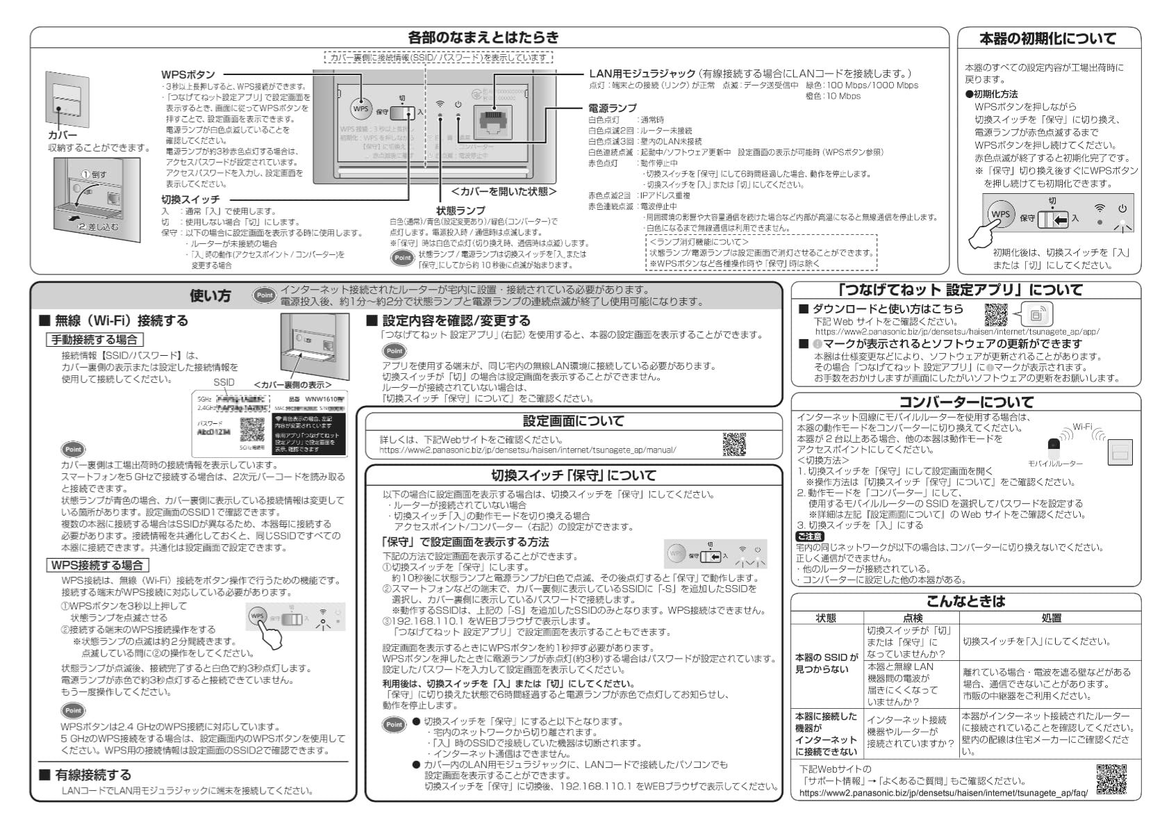 Amazon.co.jp: パナソニック (Panasonic) 宅内LANパネル アドバンス