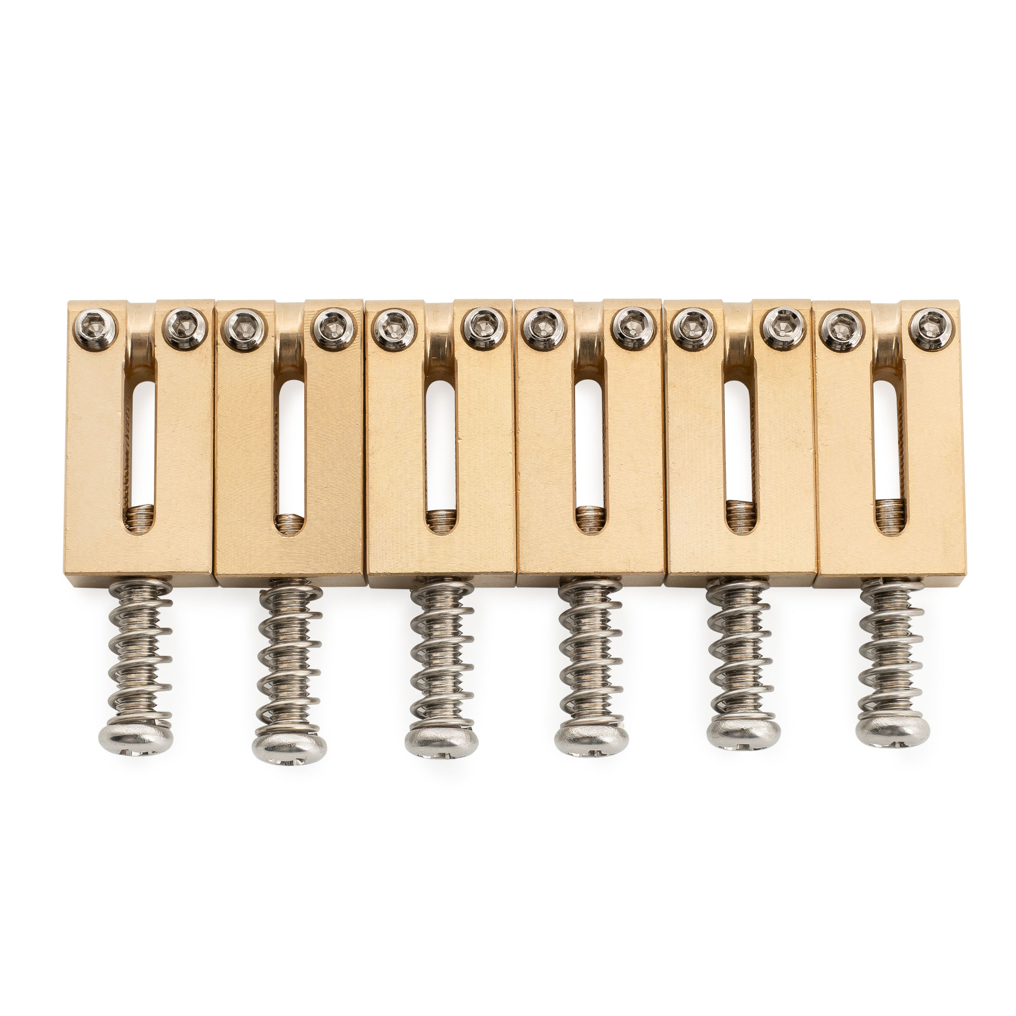 Amazon.com: Musiclily Ultra 10.5mm Modern Brass Bridge Saddles for