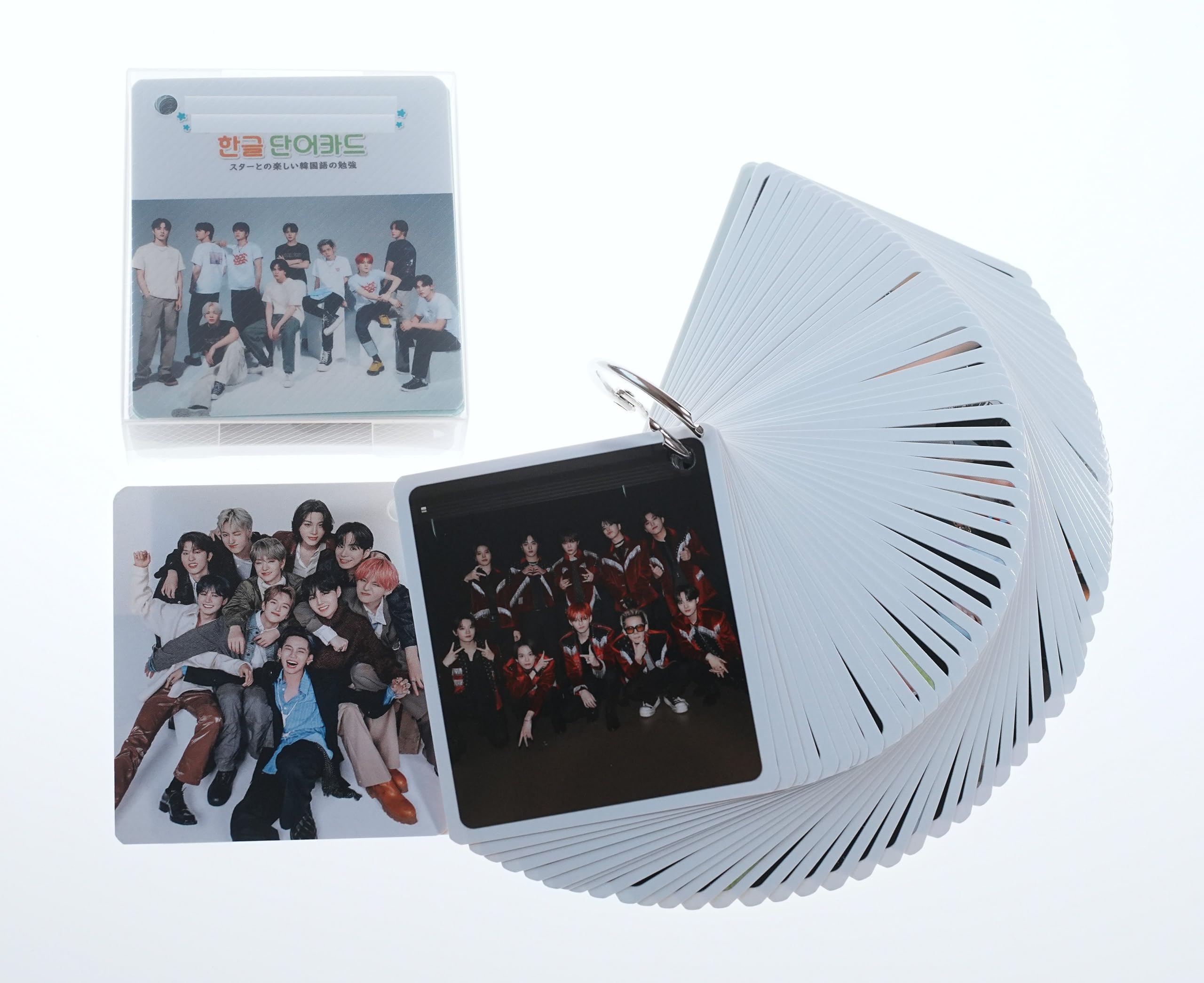 Amazon.co.jp: トレジャー グッズ 韓国語 単語カード 単語帳 63枚入 +