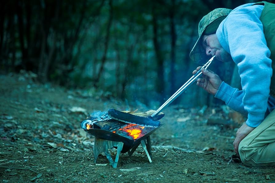 Amazon.co.jp: ASOBU (アソブ)【火吹き棒一体型薪バサミ】HIMORI-03 薪