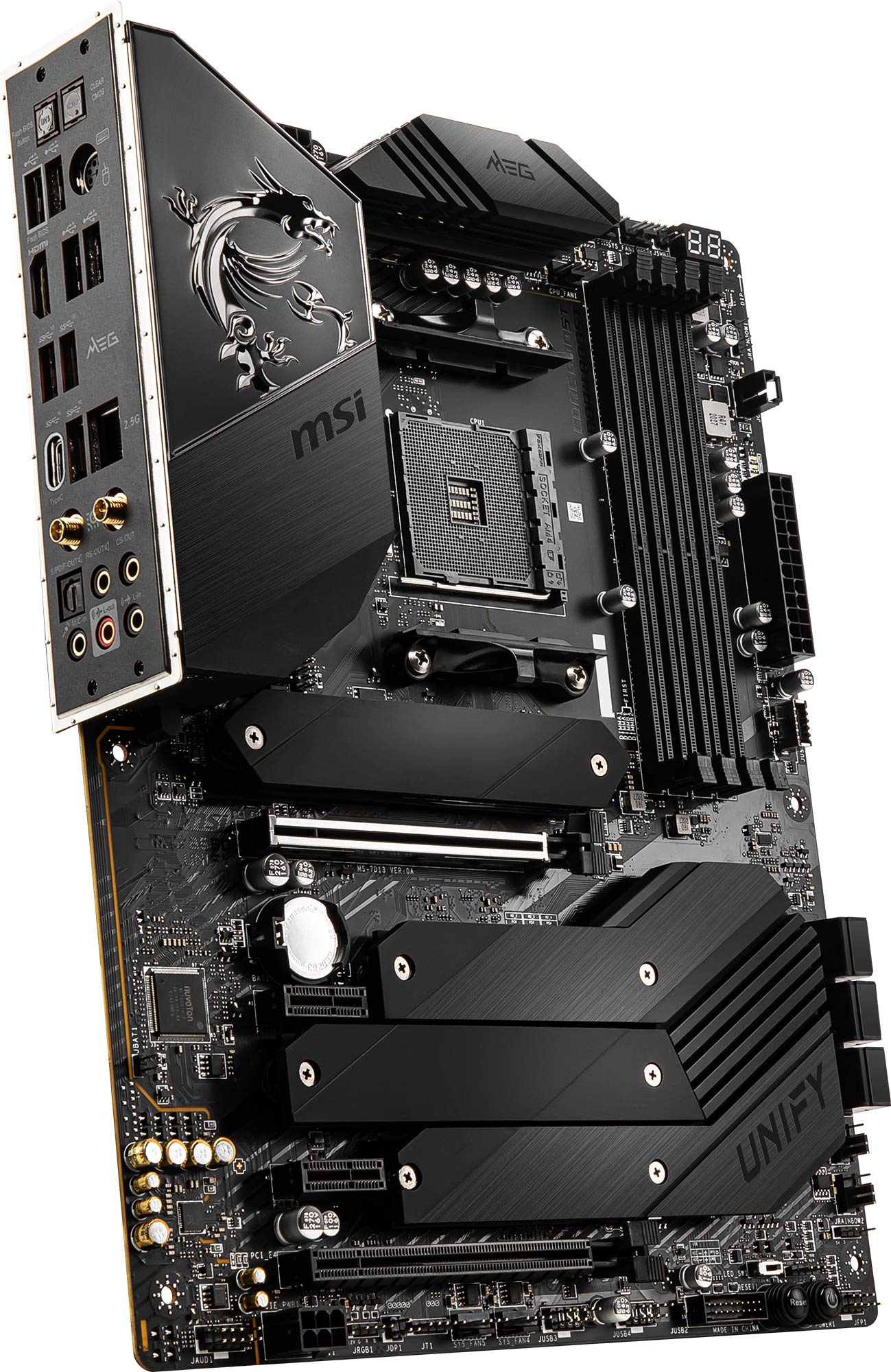 Amazon | MSI MEG B550 UNIFY マザーボード ATX [AMD B550チップセット