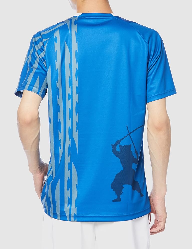 Amazon | 鬼滅の刃 テニス ゲームシャツ 半袖 日本バドミントン協会