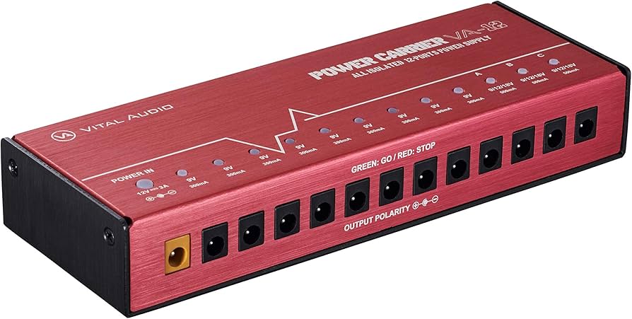 Amazon.co.jp: Vital Audio POWER CARRIER VA-12 エフェクトペダル用