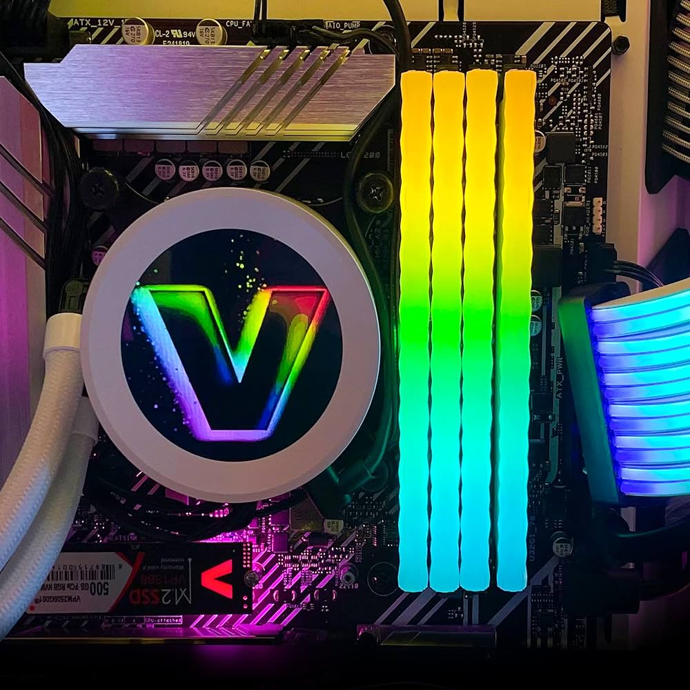 Amazon | v-color Hynix IC デスクトップPC用 ゲーミングメモリ Prism