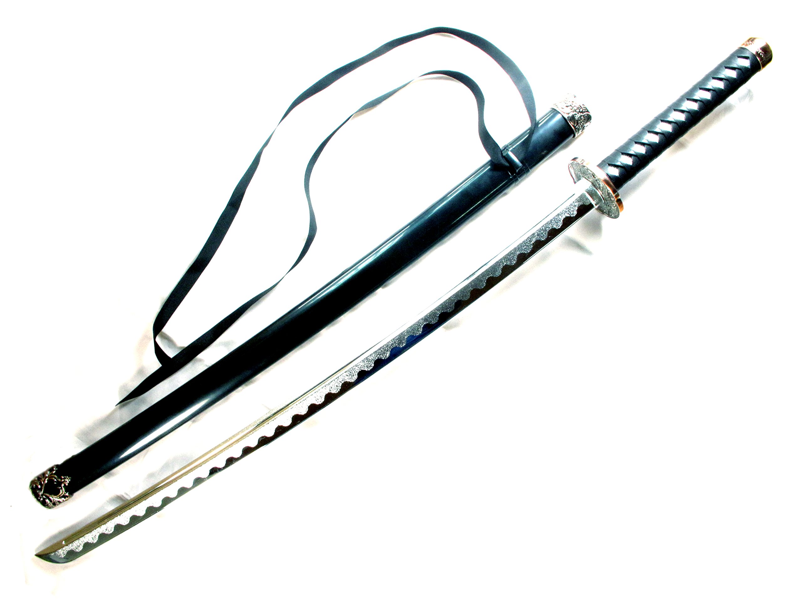 Amazon.co.jp: 【さくら造形 CP414A102P】樹脂製 日本刀メッキ＋黒鞘