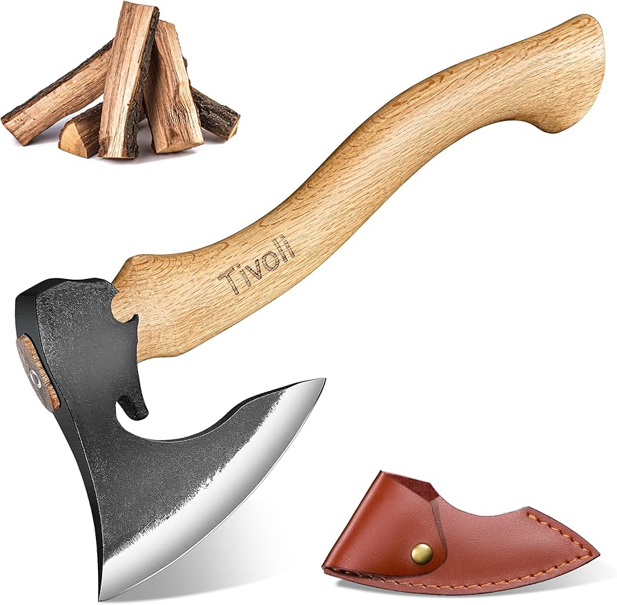 Amazon.com : Tivoli Camping Hatchet Axe with Sheath – 16.5