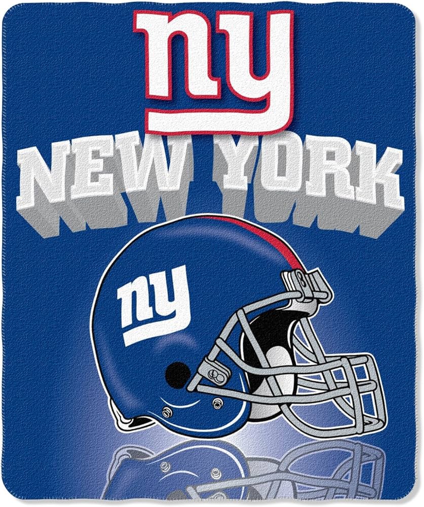 Amazon.co.jp: NFLニューヨーク・ジャイアンツFleece Throw、50 x 60