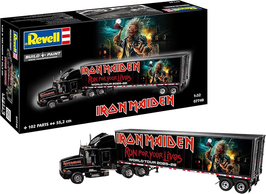 Amazon | ドイツレベル 1/32 ツアートラック アイアン・メイデン 50