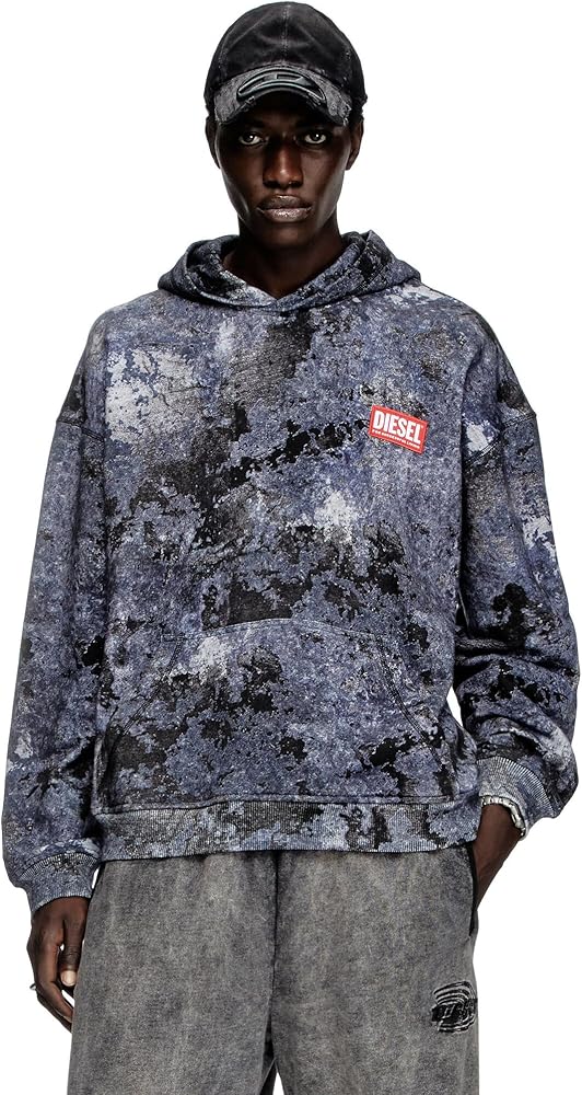 Amazon.co.jp: [Diesel] [ディーゼル] メンズ プルオーバーパーカー S