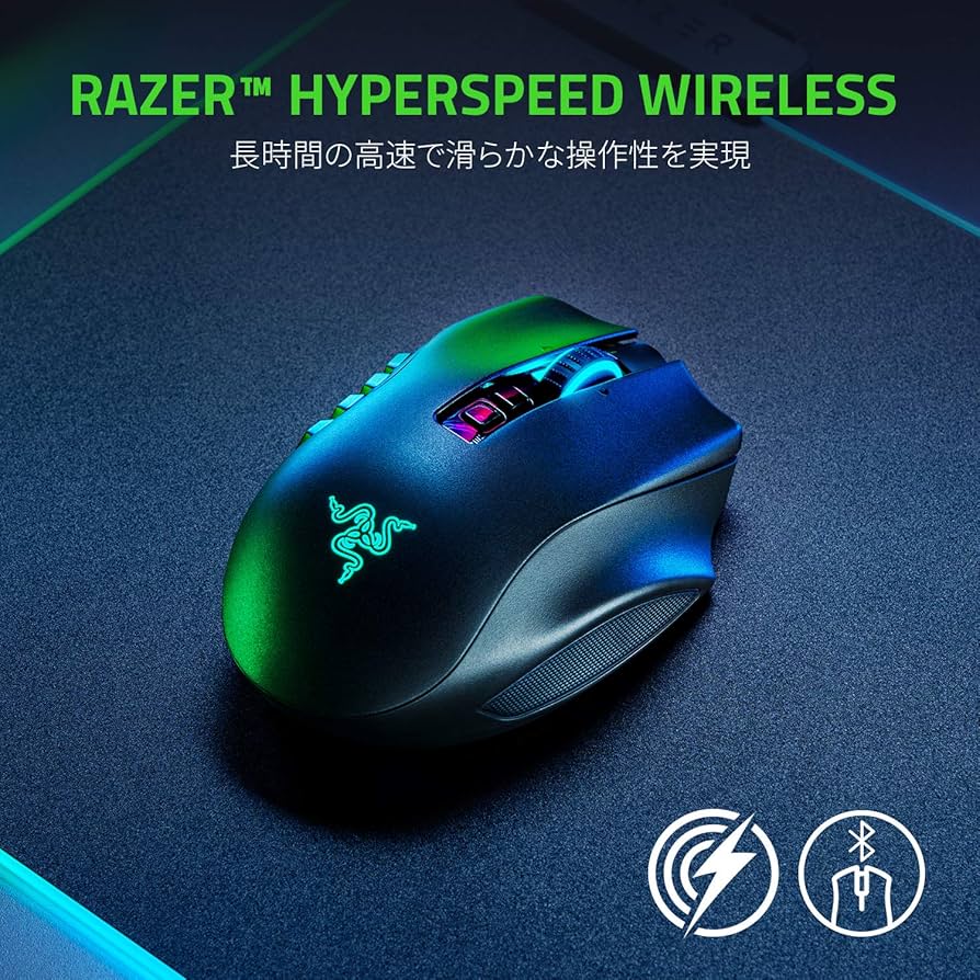 Amazon.co.jp: Razer Naga Pro ワイヤレス ゲーミングマウス 最大20