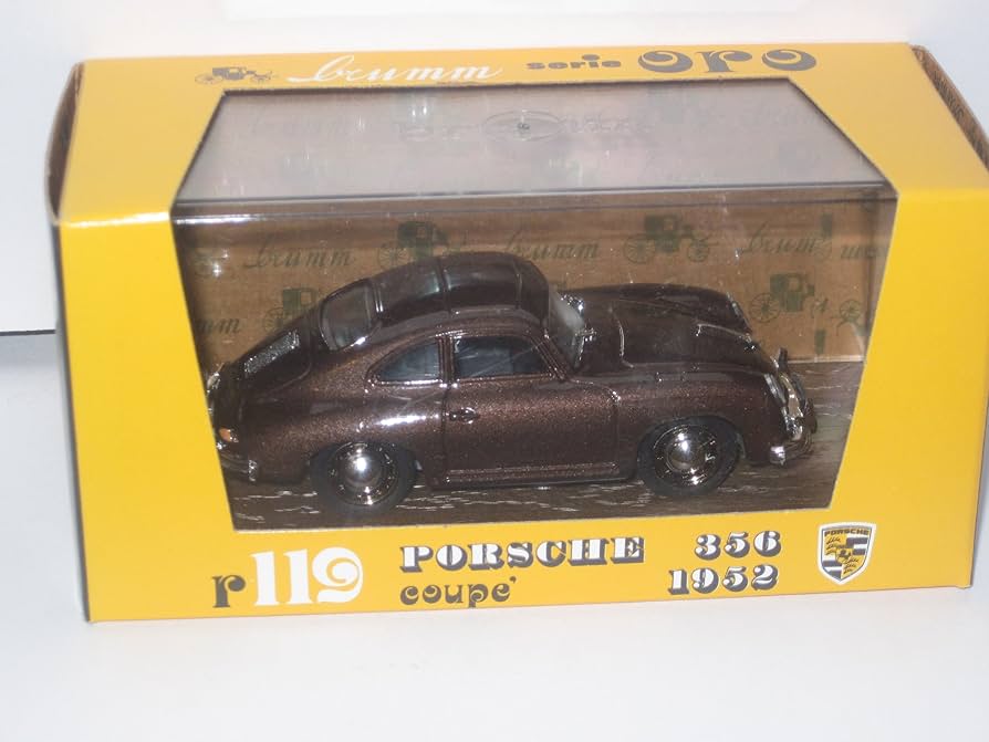 Amazon.com: Brumm R119 1952 Porsche 356 Coupe 1:43 Scale Die Cast