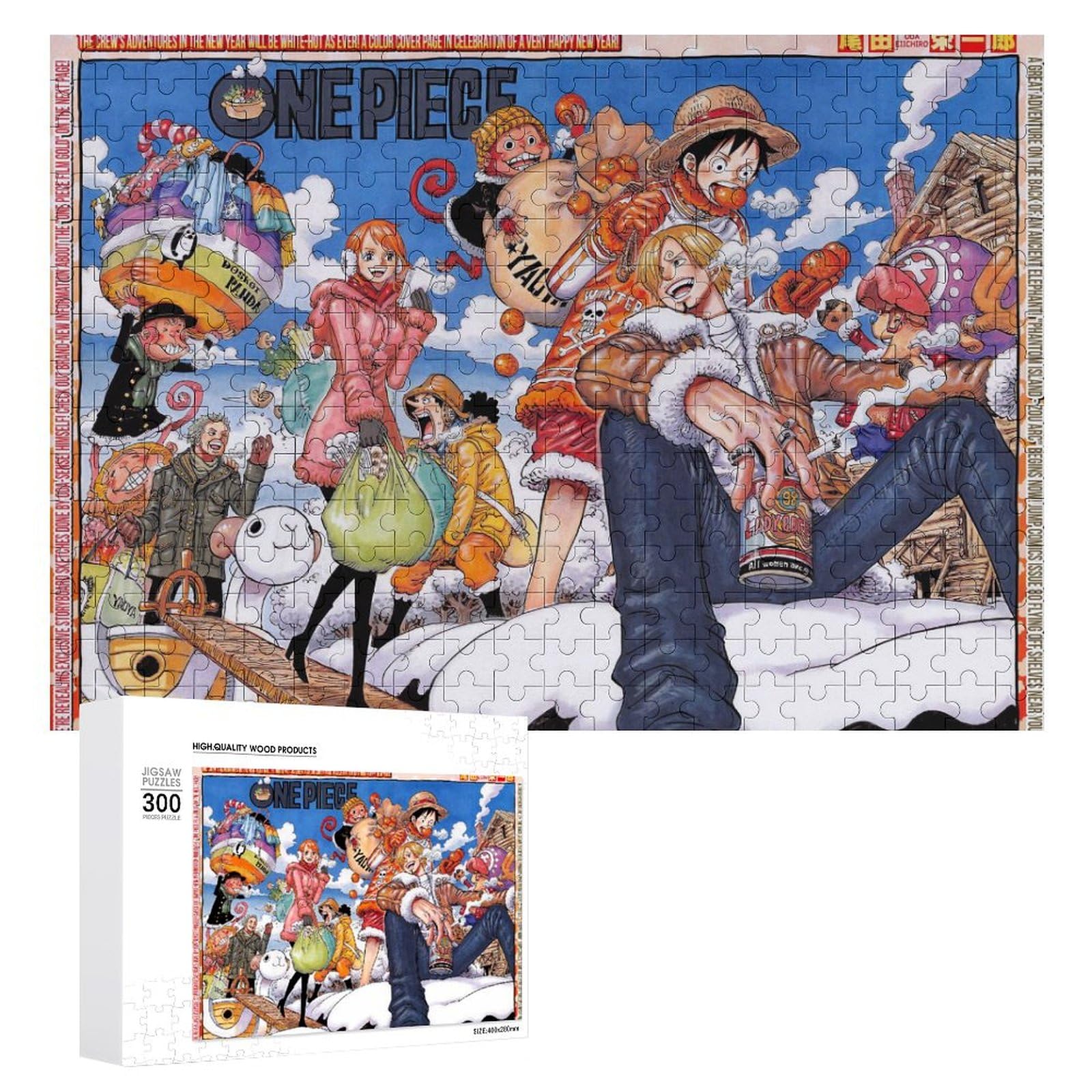 Amazon.co.jp: ワンピース/ONE PIECE 500/1000ピース 木製パズル 減圧