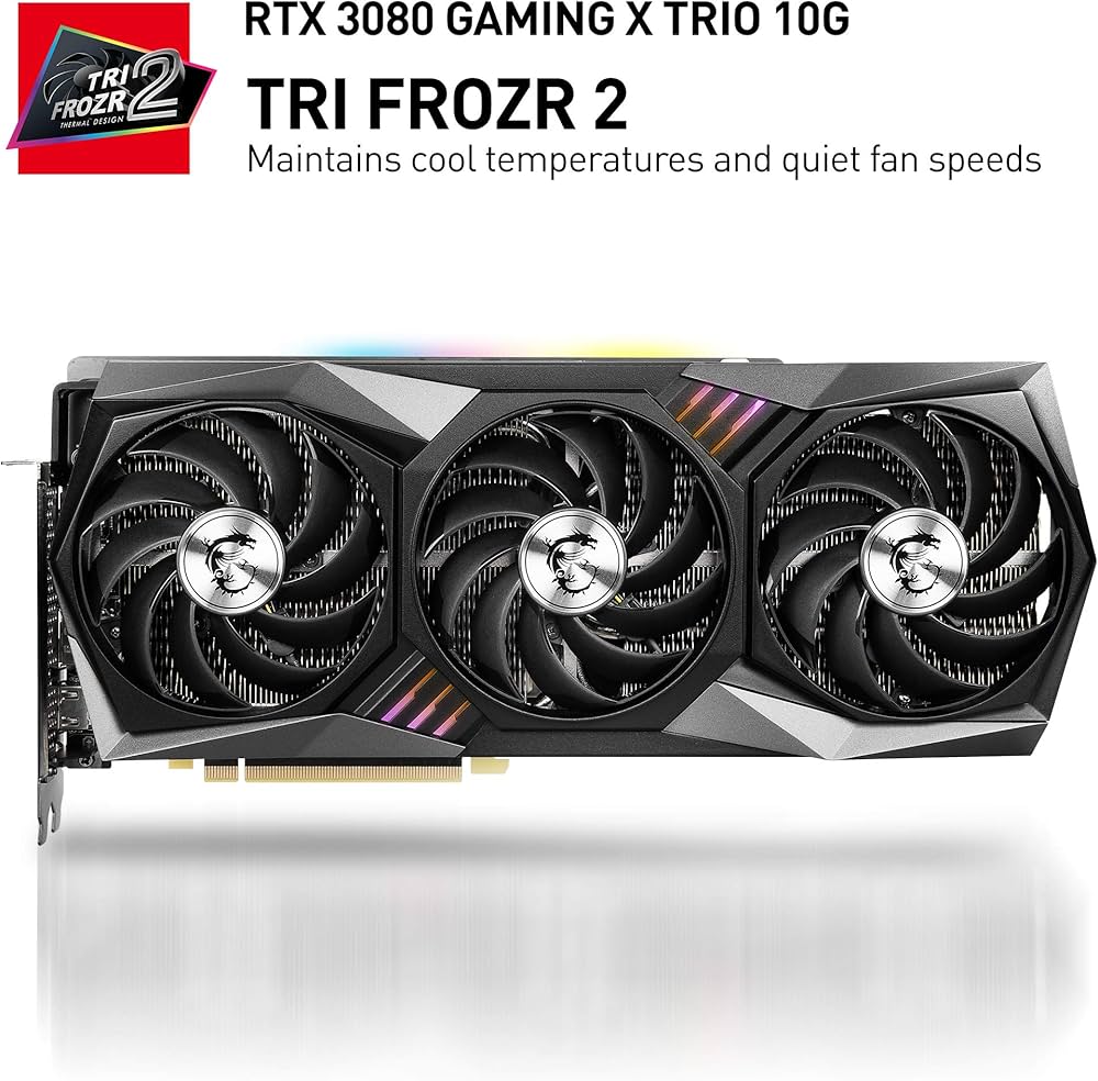 Amazon | 【整備済み品】 MSI GeForce RTX 3080 GAMING X TRIO 10G