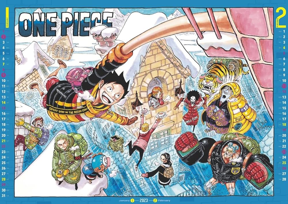 ONE PIECE』 コミックカレンダー (大判) 2023 ([カレンダー]) | 尾田