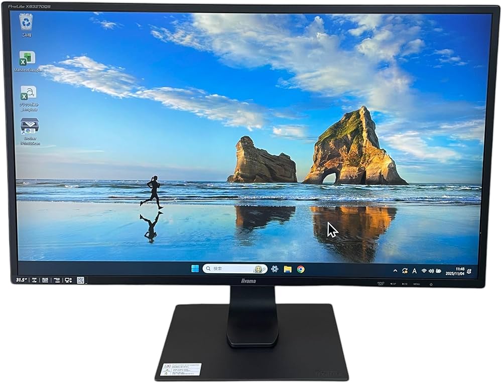 Amazon.co.jp: iiyama モニター ディスプレイ 31.5インチ WQHD IPS方式