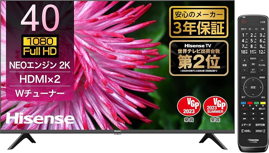 Amazon | ハイセンス 40V型 フルハイビジョン 液晶テレビ 40A35G