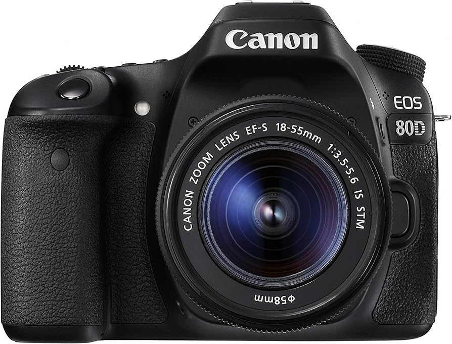 Amazon.com : Canon EOS 80D Digital SLR Kit with EF-S 18-55mm f/3.5