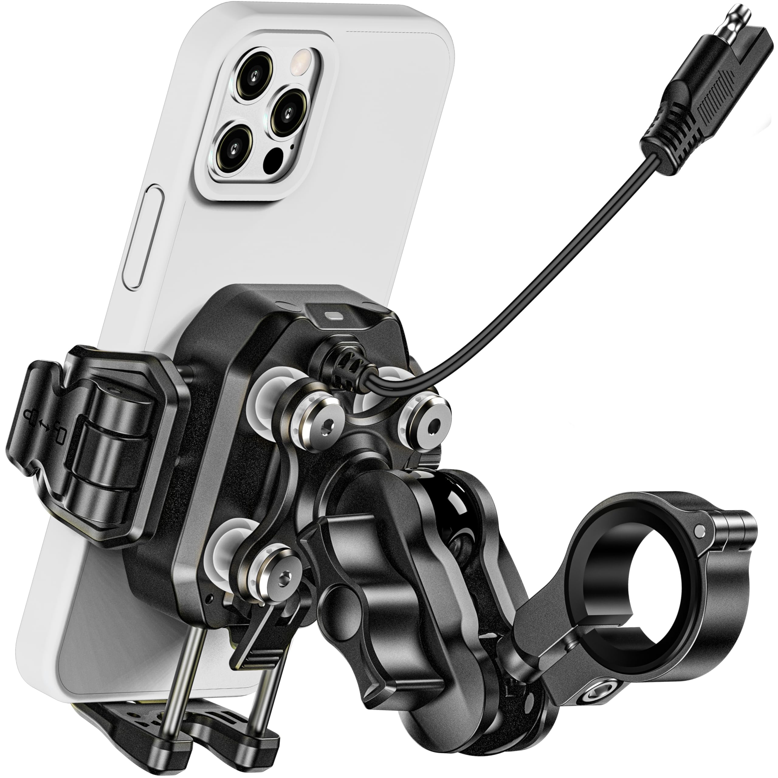 Amazon.co.jp: Kaedear(カエディア) バイク スマホホルダー QI