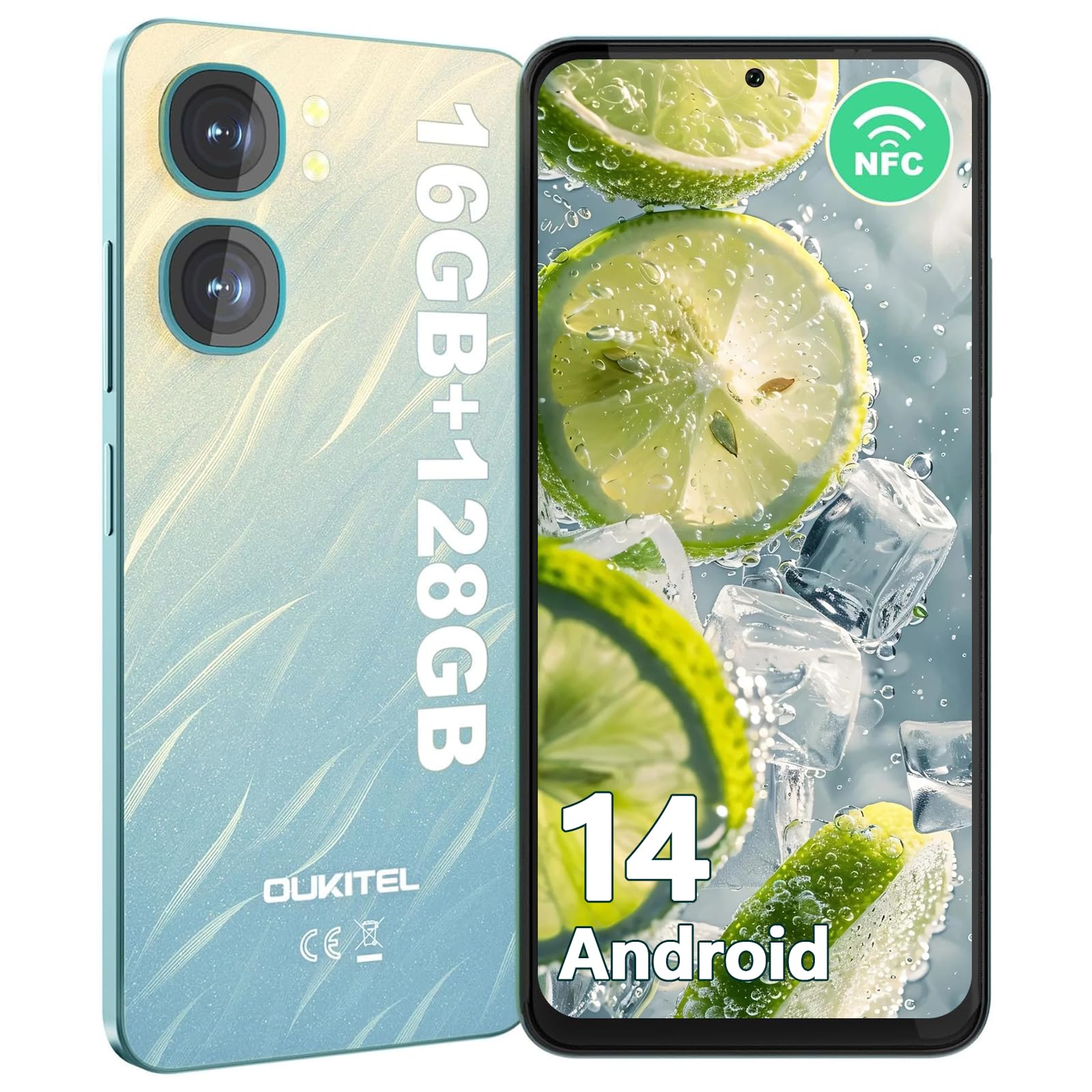 Amazon | OUKITEL C58 SIMフリー スマートフォン 本体 16GB RAM+128GB