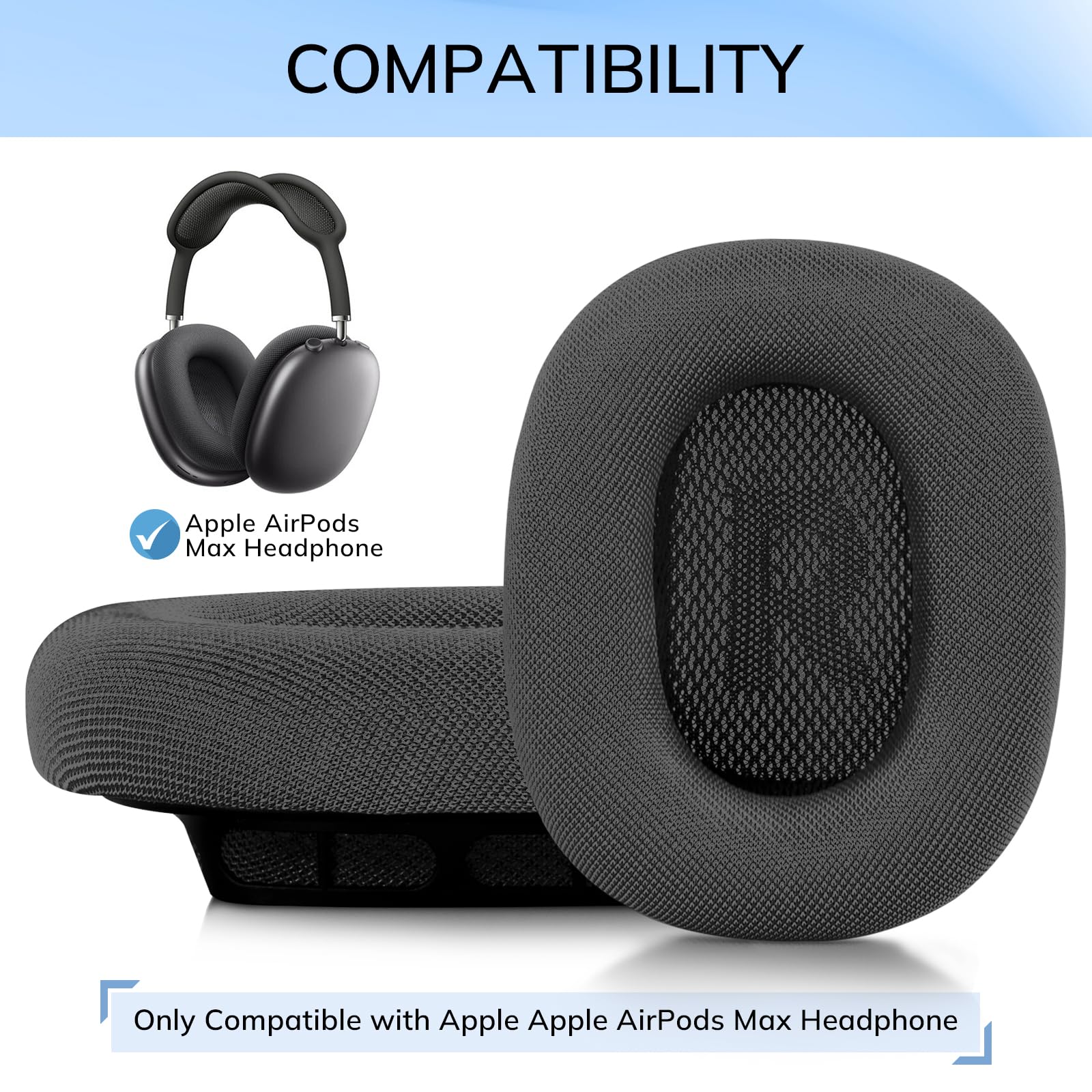 Amazon | AirPods Maxヘッドホン用イヤークッション - アップグレード