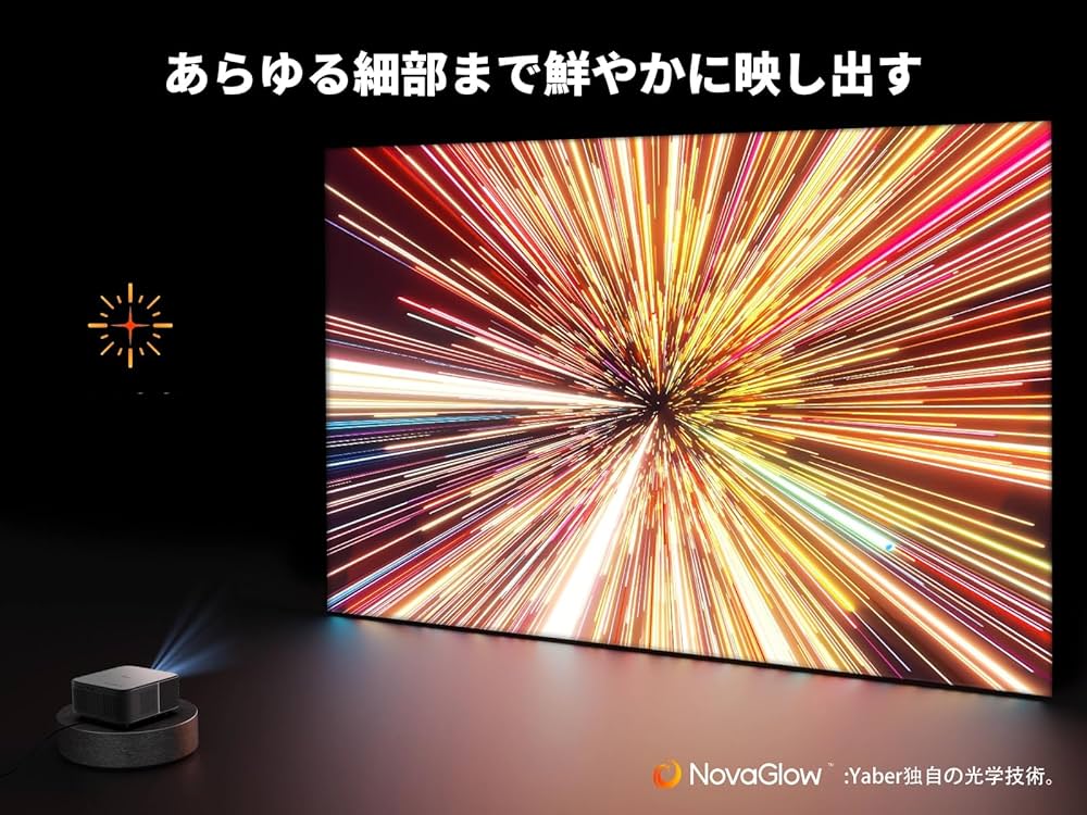 Amazon.co.jp: Yaber K3 プロジェクター 超高輝度 990 ISO Lumens