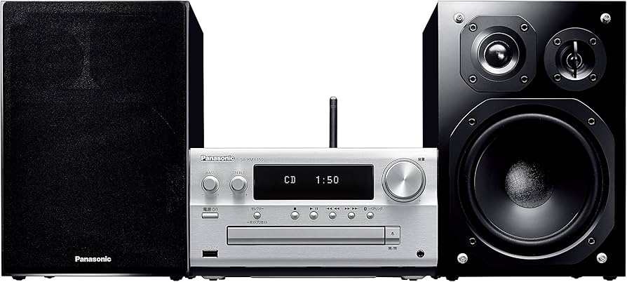 Amazon.co.jp: パナソニック CDステレオシステム (シルバー) SC-PMX150