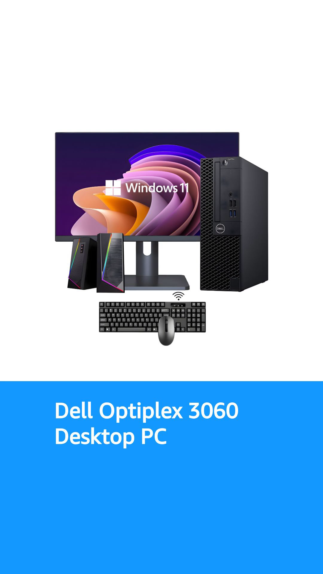Dell Optiplex 3060 Computer Desktop with Hexa Core 8500 Processor