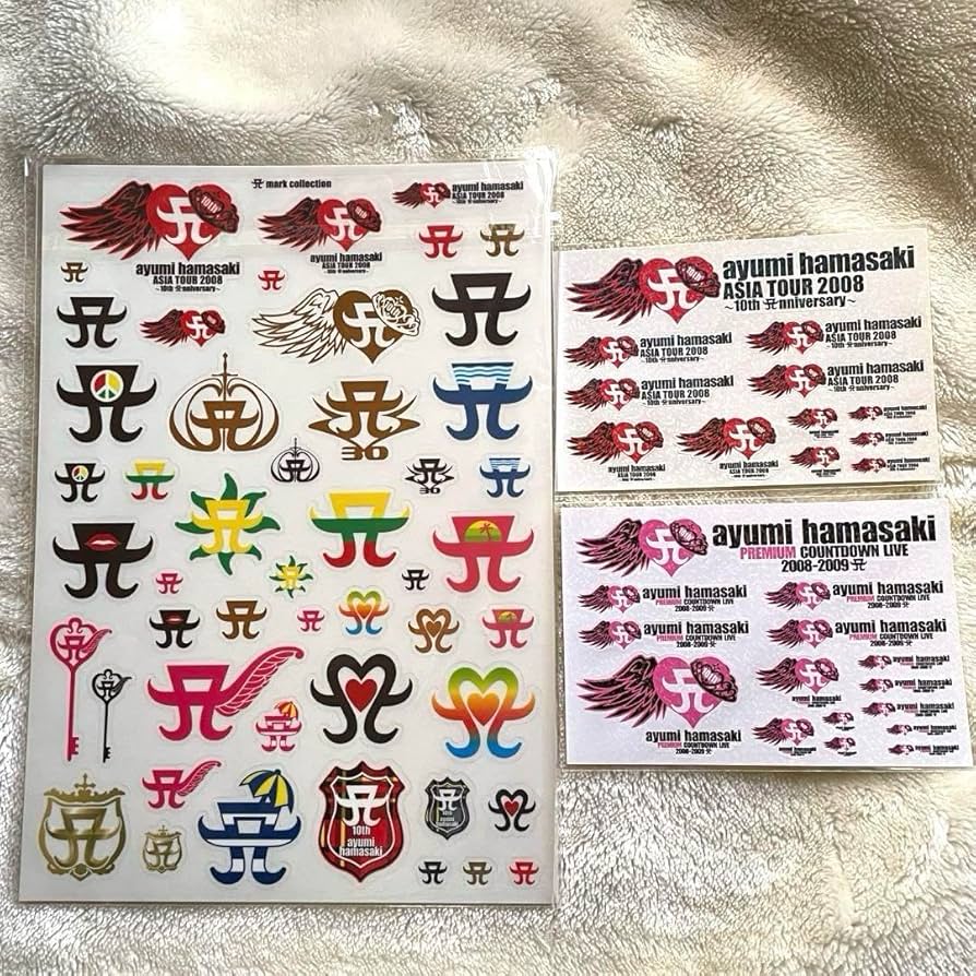 Amazon.co.jp: 浜崎あゆみ10thロゴマークステッカー : おもちゃ