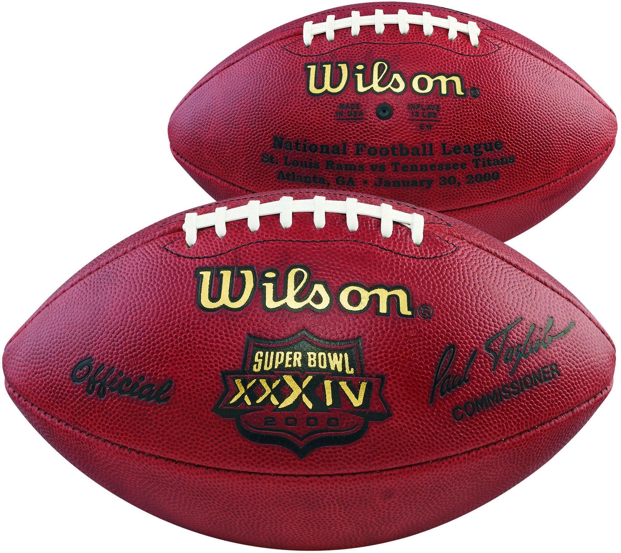 Amazon.com: Super Bowl XXXIV Wilson Official Game Football - NFL