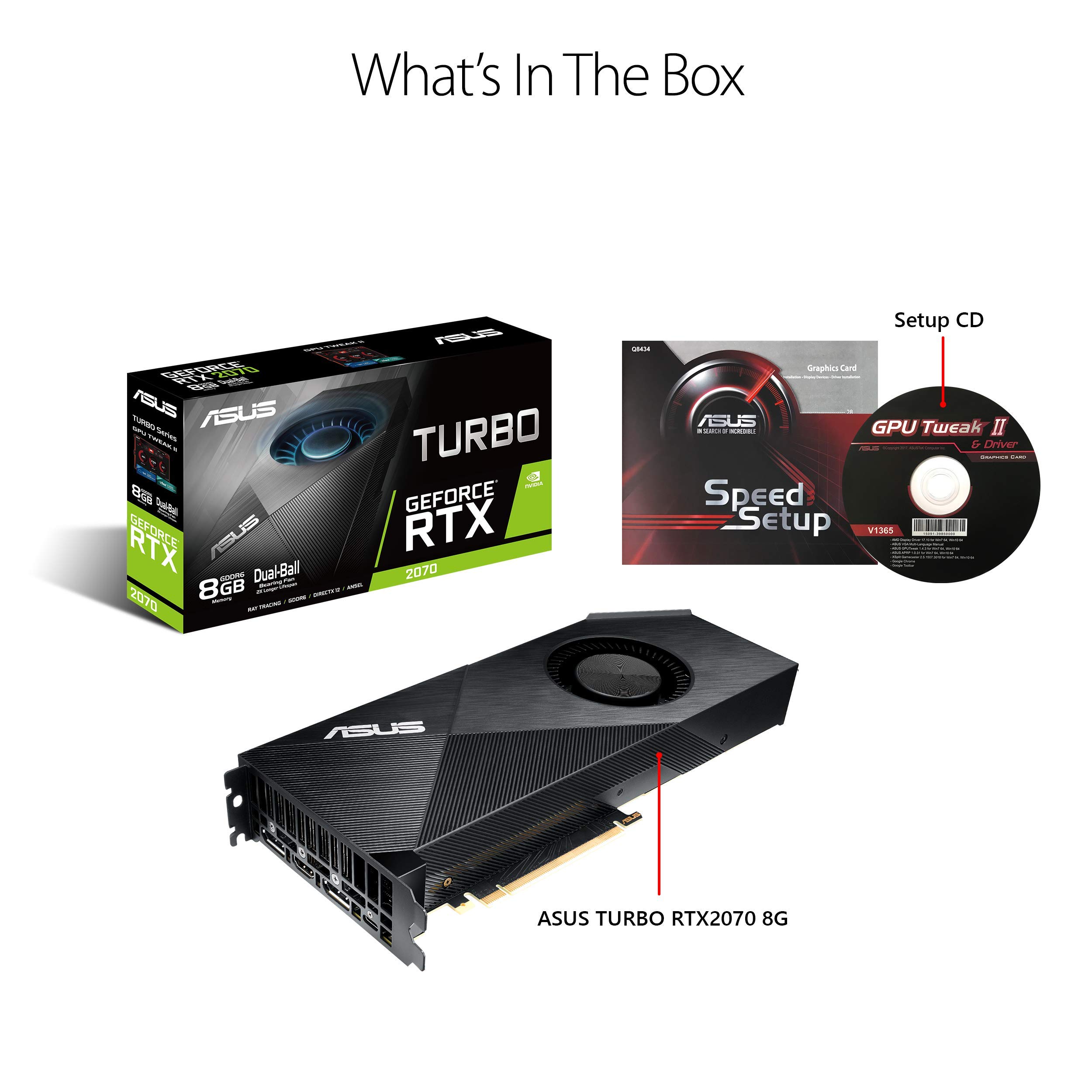 Amazon.com: ASUS GeForce RTX 2060 6G Turbo Edition GDDR6 HDMI DP