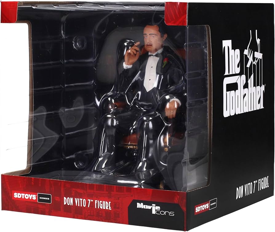 Amazon.com: The Godfather PVC Movie Icons Don Vito Corleone Statue