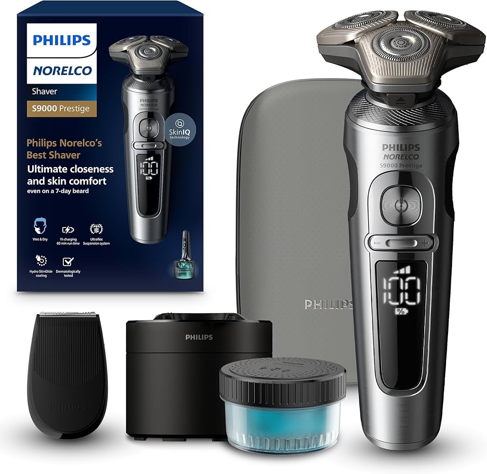 Amazon.com: Philips Norelco S9000 Prestige Rechargeable Wet & Dry