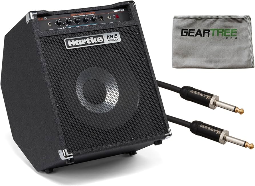 Amazon.com: Hartke KB15 Kickback 15 500 Watt Bass Amp w/Geartree