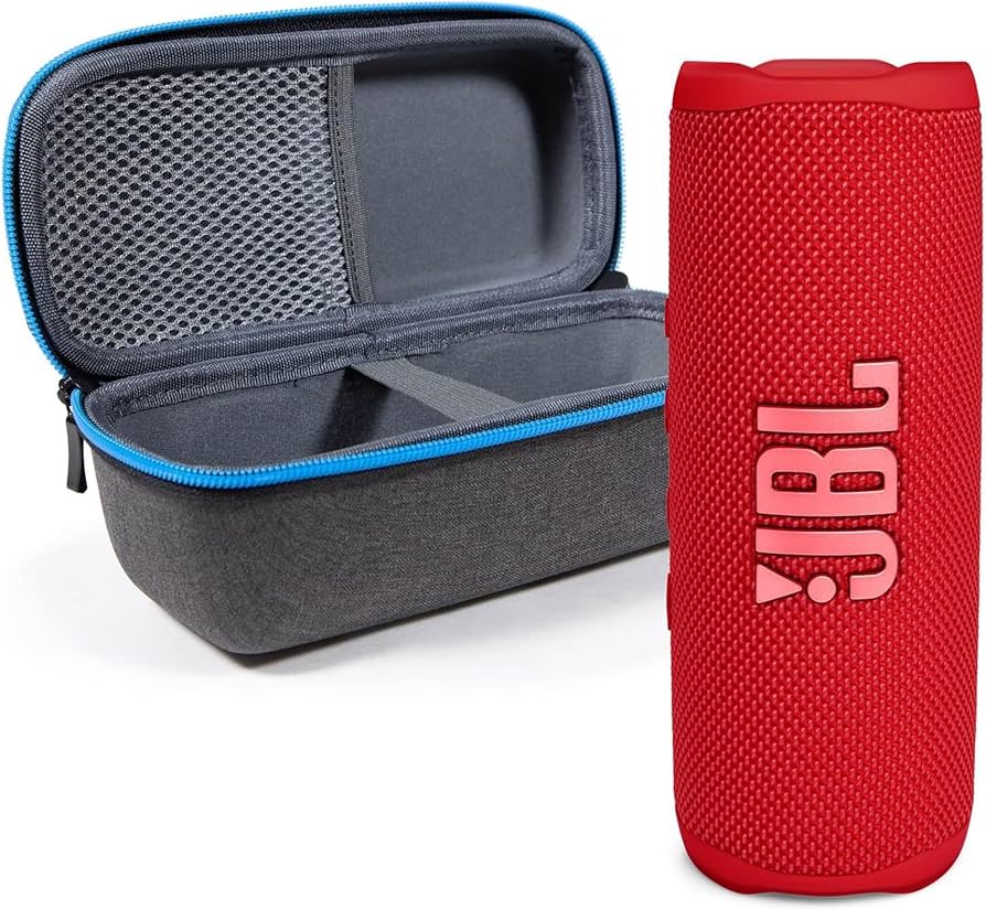 Amazon.com: JBL Flip 6 (Red) + Bundle with divvi! Protective
