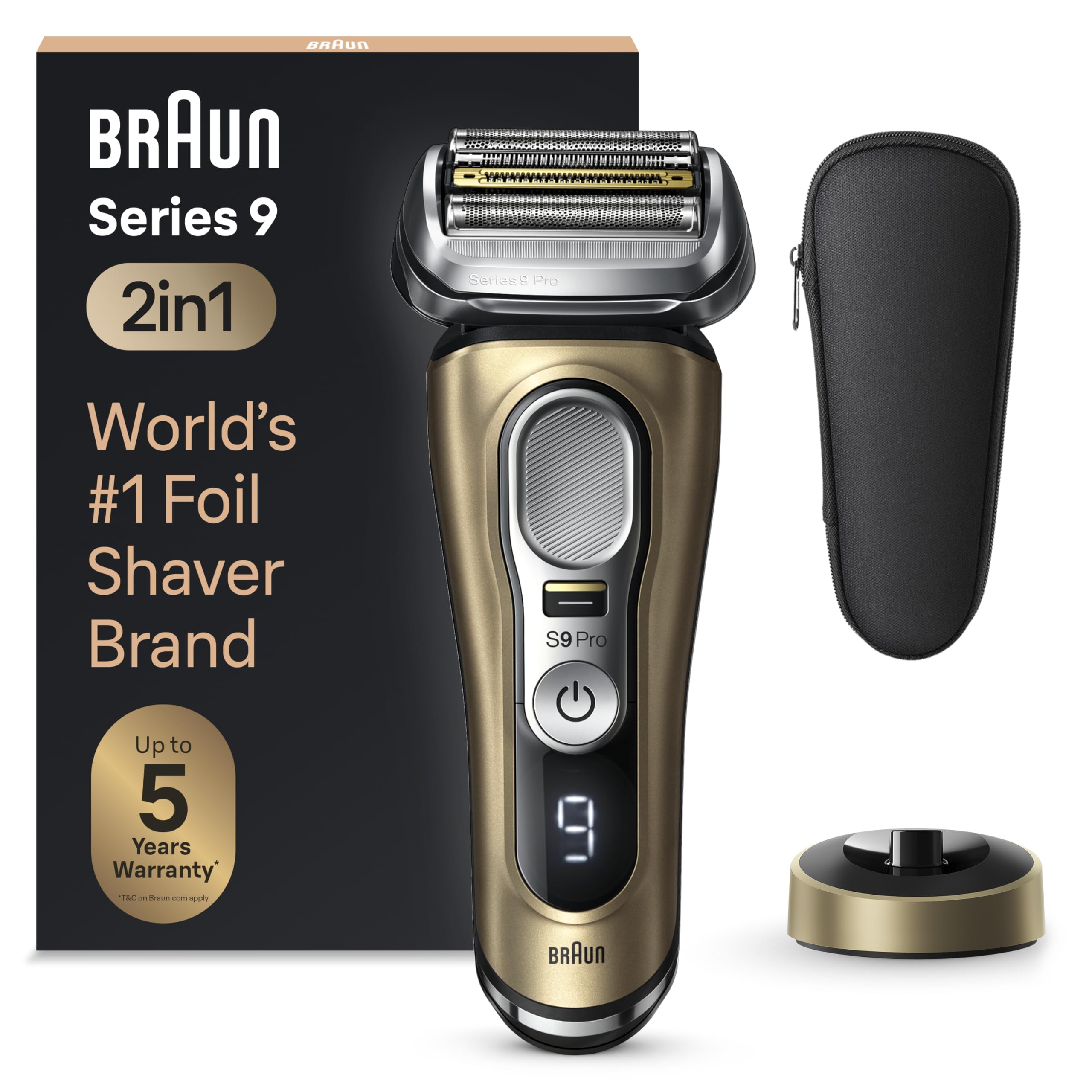 Amazon.com: Braun Series 9 Pro 9419s Electric Shaver for Men, Wet